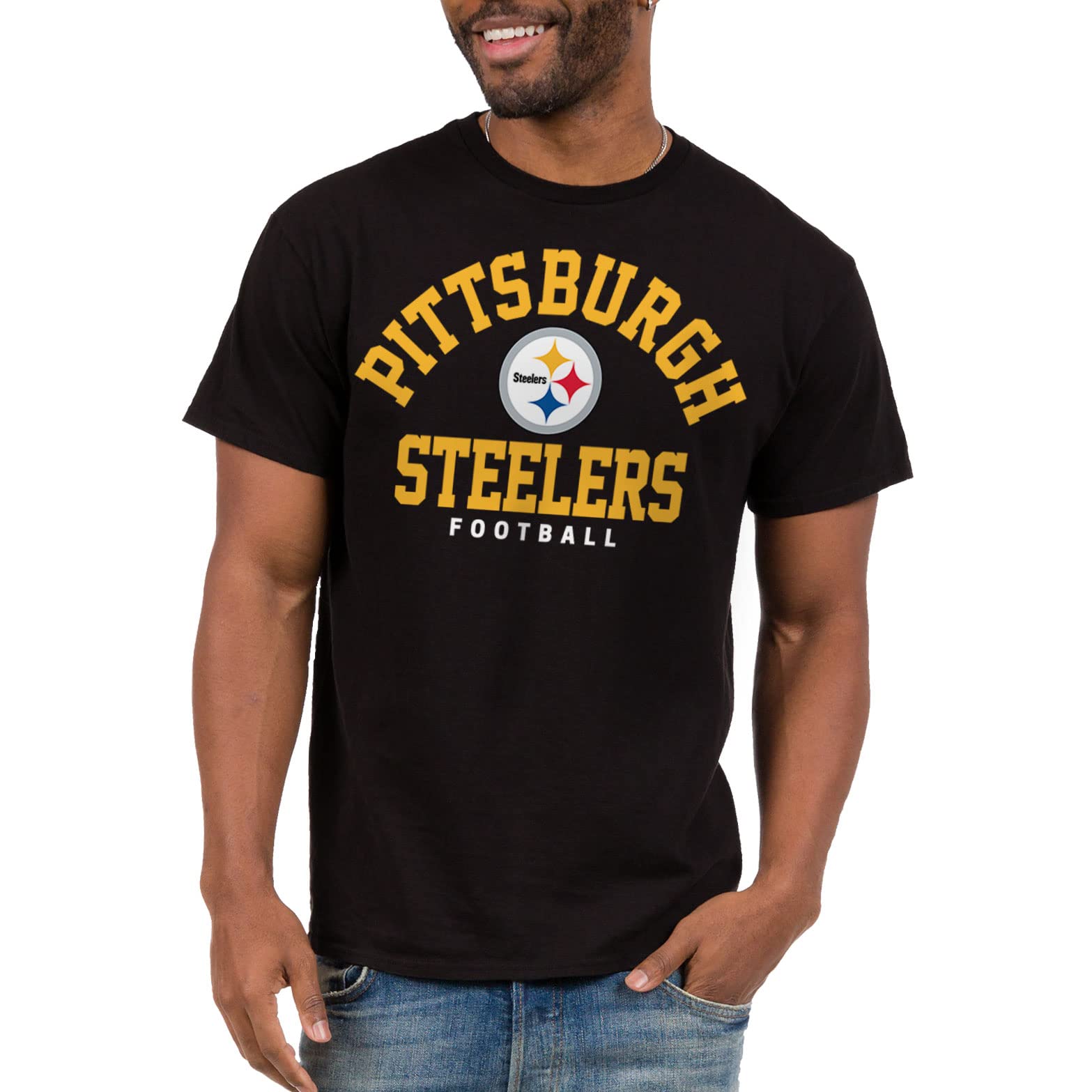 Junk Food NFL Unisex-Adult NFL Classic Team Logo T-Shirt