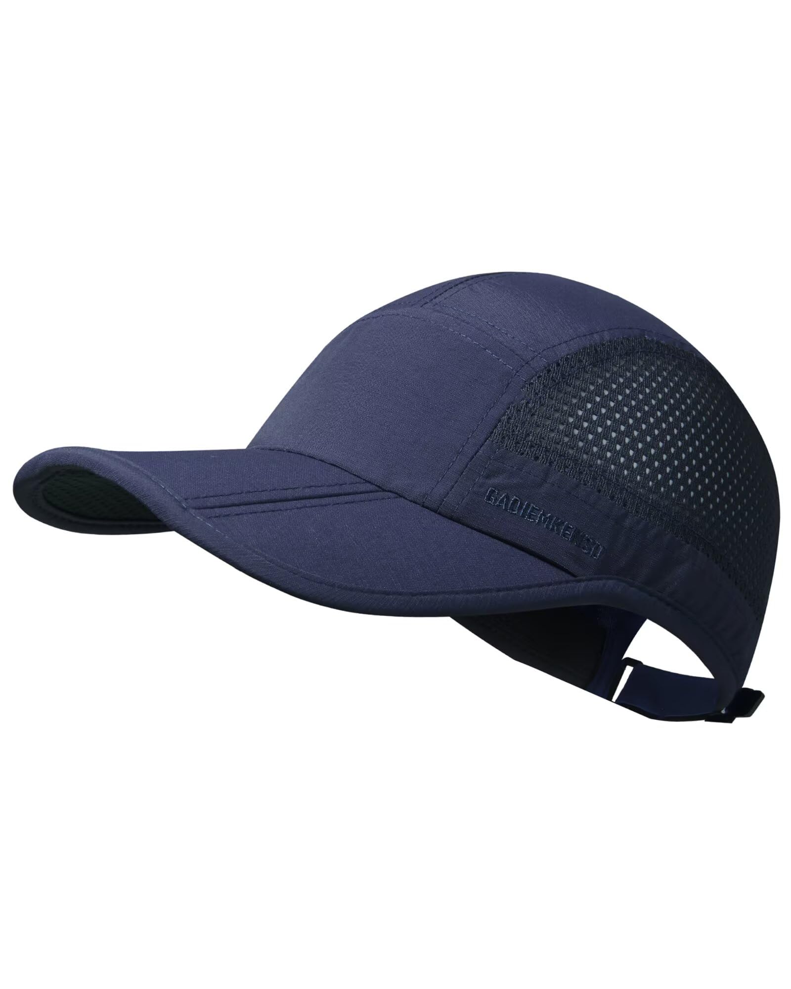 GADIEMKENSD Folding Running Man Hat Visors Sport Cap Summer Mesh Unstructured Qu
