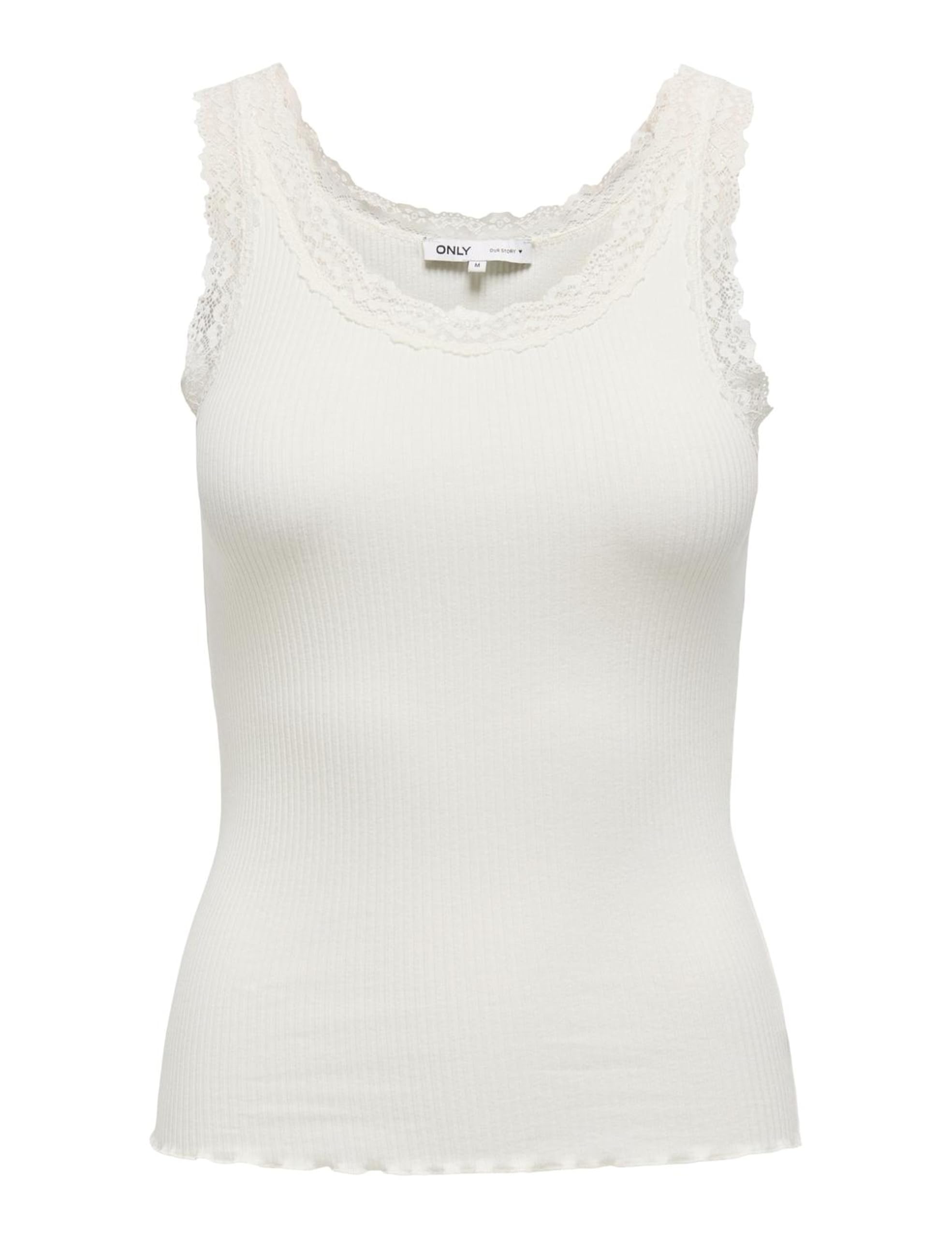 Only Onlsara Sharai Lace Tank Top JRS Noos Women's Basic Sleeveless Tank Top wit