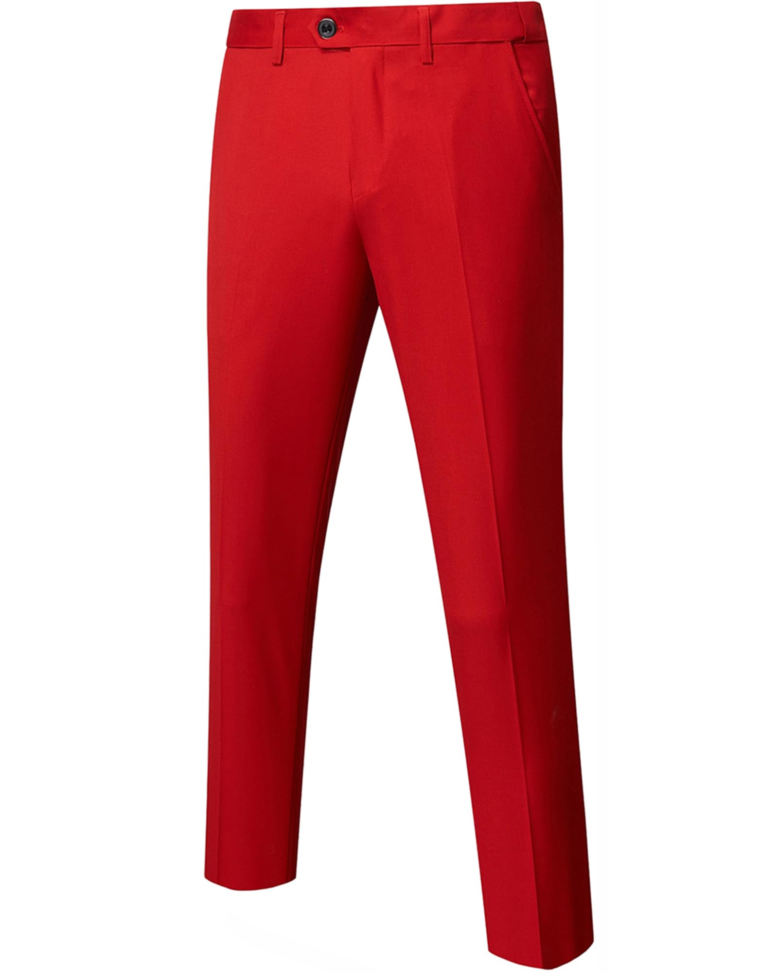 YND Men's Business Suit Pants Slim Fit Flex Flat Front Pant