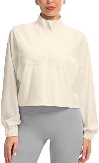 Soothfeel レディース アスレチック 軽量ジャケット UPF 50+ 日焼け防止シャツ