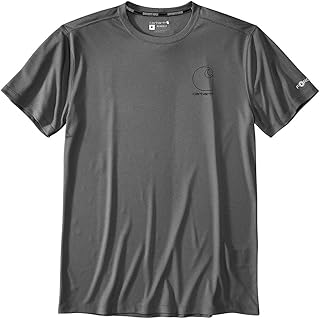 Carhartt Men's Force Sun Defender Lightweight Short-Sleeve Logo Graphic T-Shirt