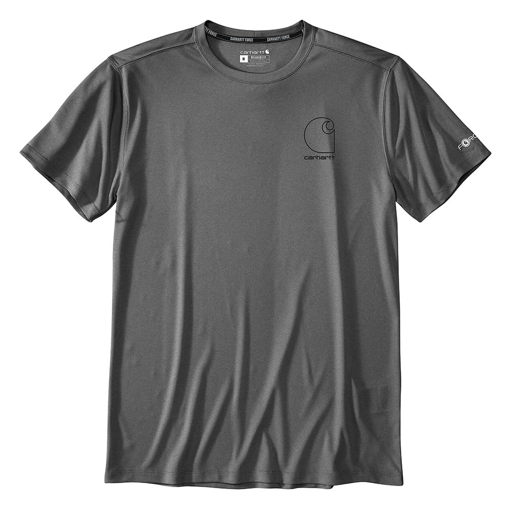 Carhartt Men's Force Sun Defender Lightweight Short-Sleeve Logo Graphic T-Shirt