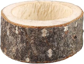 Wooden Candle Holder Natural Design Smooth Finish Eco Friendly Home Decor Table Centerpieces Wedding Outdoor Party Gifts