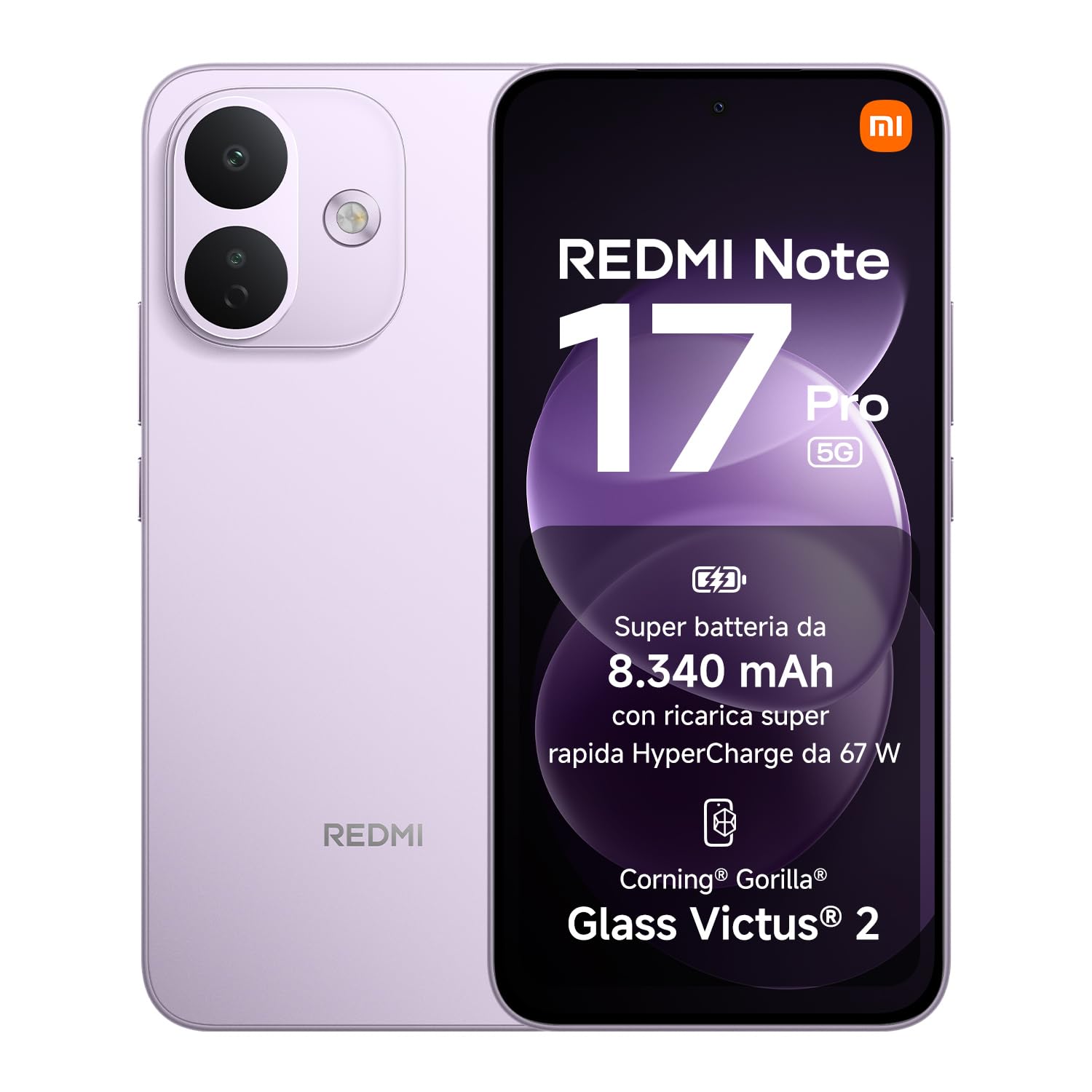 REDMI Note 17 Pro 5G, Smartphone 8+512GB, Purple, 8340mAh Battery