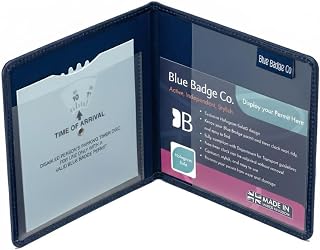 Blue Badge Company - Custodia per permesso di parcheggio, modello: Air Force One