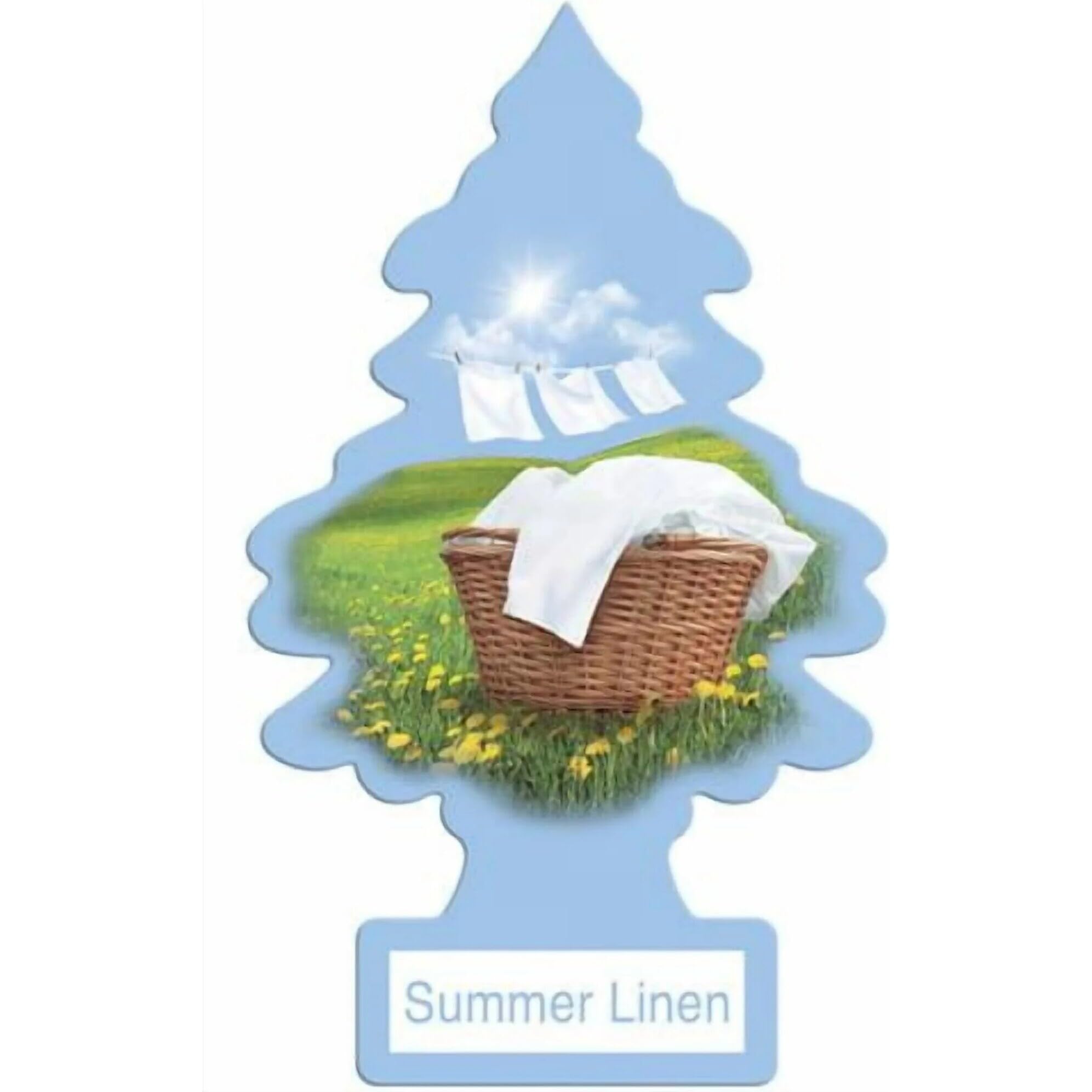 LITTLE TREES Car Air Freshener | Hanging Paper Tree for Home or Car | Summer Lin