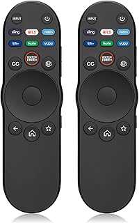 Pack of 2 Universal Remote Control for Vizio Smart TV XRT270 XRT260 XRT140 XRT136 XRT122 D/E/PX/P/M/V/S Series OLED FHD 4K QLED UHD Smart-Cast Quantum Pro TV Remotes Replacement