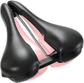 Bicycle Saddle, Wide Adjustable, Bicycle Seat Men and Women, Comfortable, Prostate Saddle, Suitable for MTB, Road Bike, City Bike and Exercise Bike