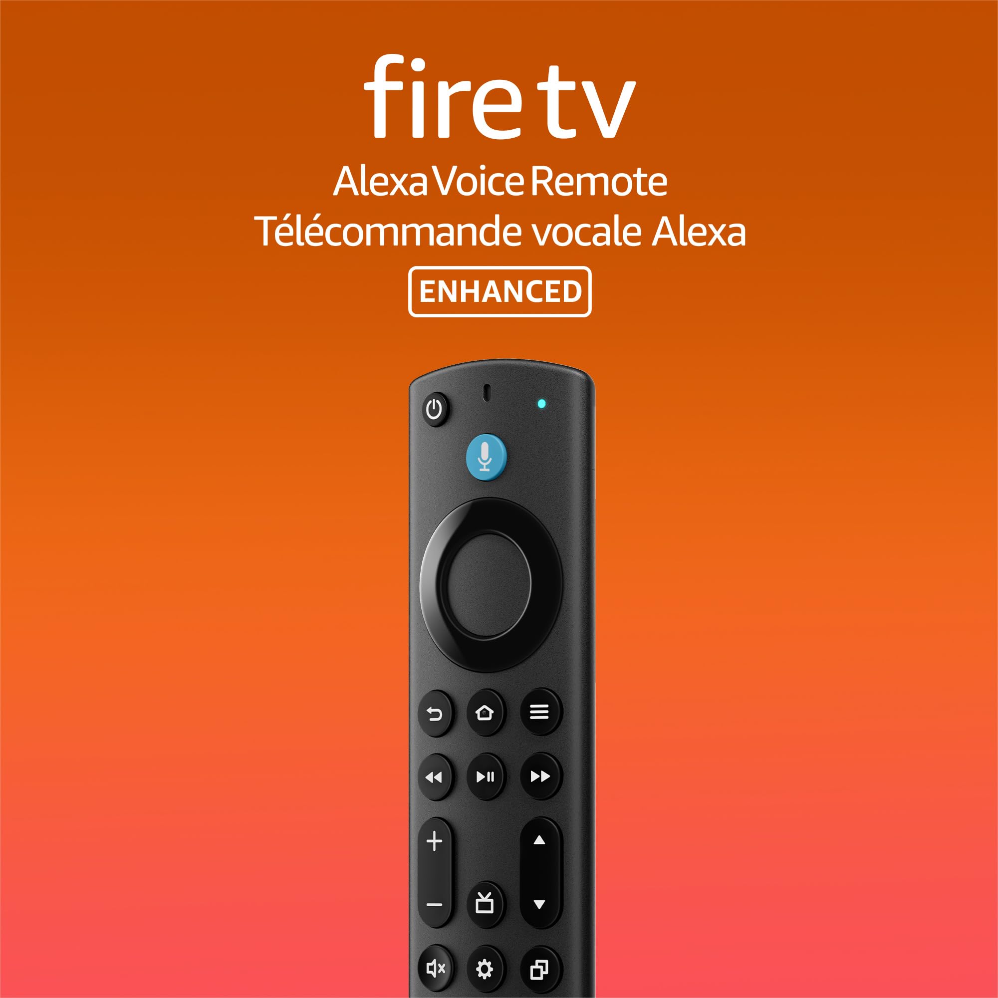 Amazon Fire TV Alexa Voice Remote Enhanced, requires compatible Amazon Fire TV D