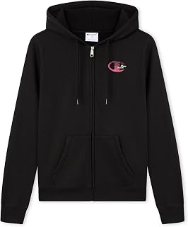 Champion Full Zip Hoodie Sweatshirt with Full Zip Women's Hooded Sweatshirt (Pack of 1)