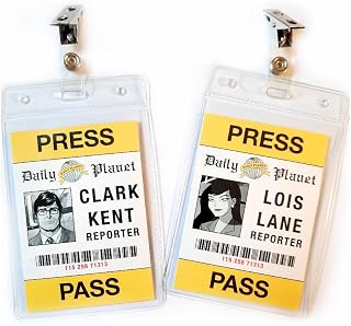 Press Pass Badge for Lois and Clark Costumes