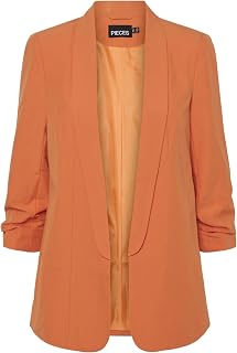 PIECES Womens Pcbosella 3/4 Blazer Noos Bc