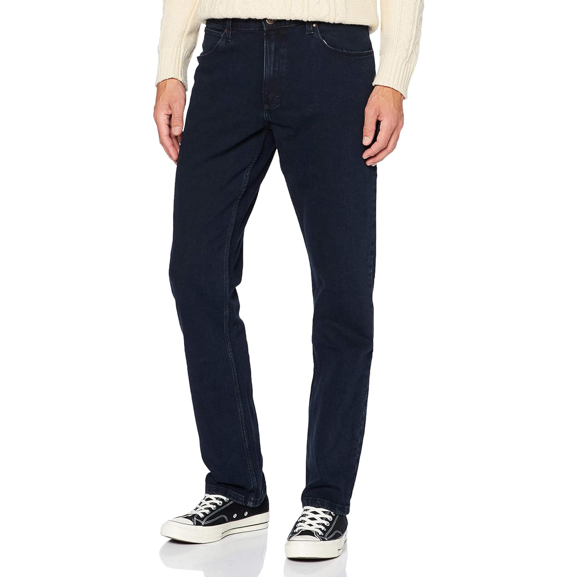 Wrangler - Men's Jeans - Regular Fit - Red Kabel - Authentic Blue