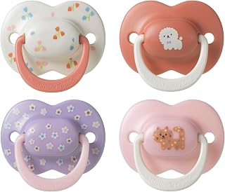 Tommee Tippee Ultimate Fit Orthodontic Dummy 6-18m Silicone Pack of 4 | Club House Collection, Ventilated Air Holes for Comfort, Steriliser Safe, 100% BPA Free