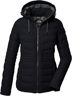 Killtec Kow 10 Wmn Qltd Jckt Quilted Jacket with Zip Hood/Functional Water-Repellent Jacket Women (Pack of 1)