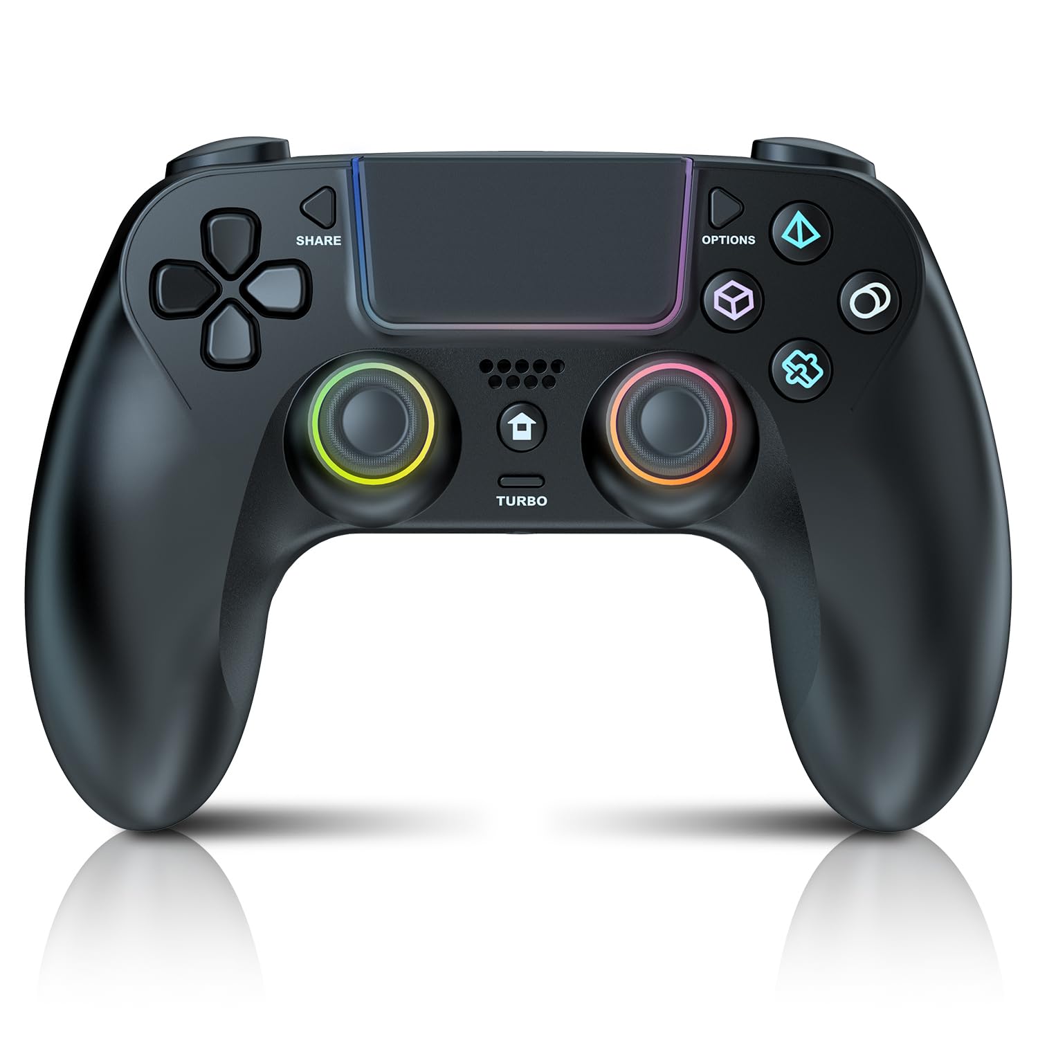 GUOC Hall Effect Joystick Controller for PS5 with 4 Back Boutton | Extended Grip