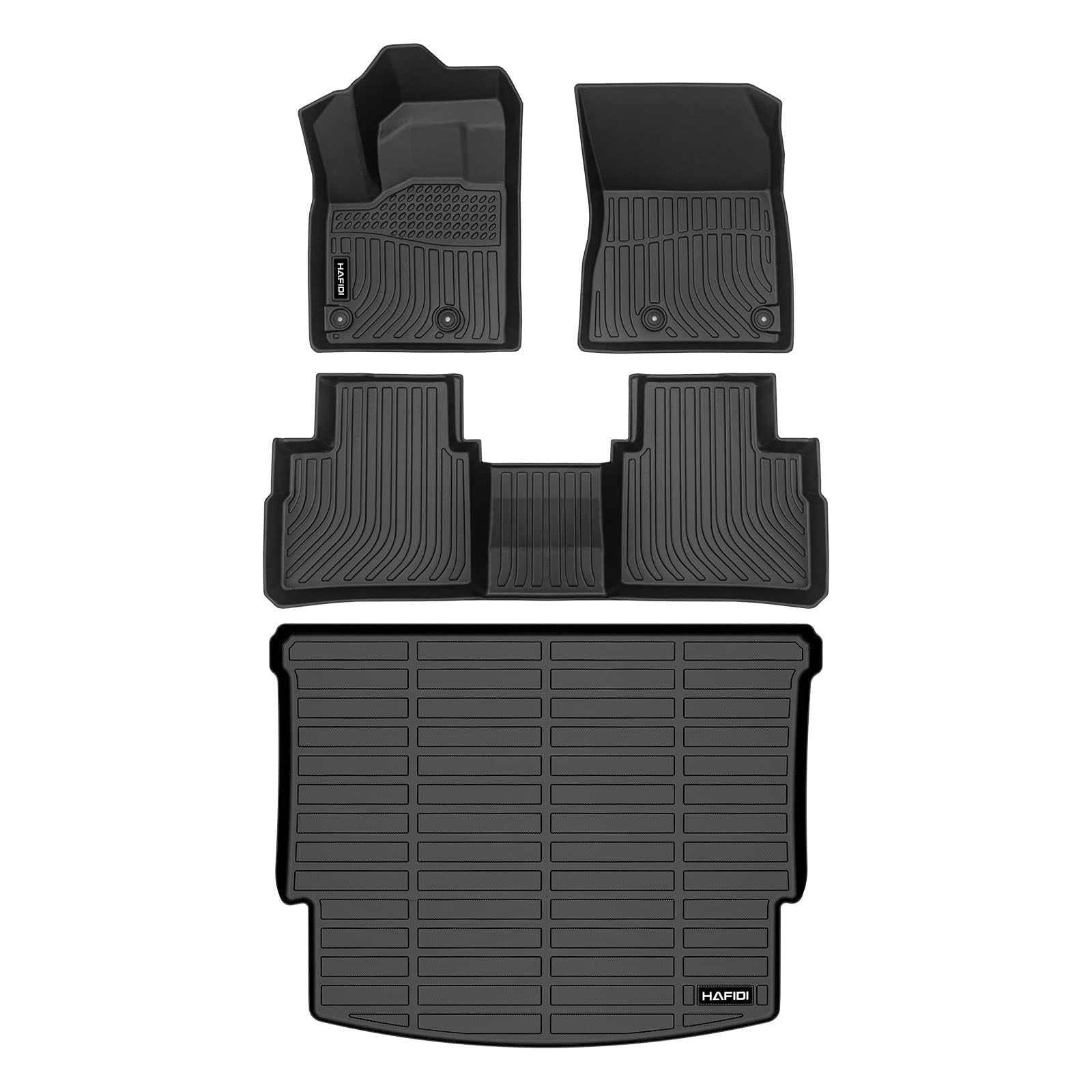HAFIDI® Floor Mats & Cargo Liner Set Fit for 2021-2025 2026 Nissan Rogue | S | S