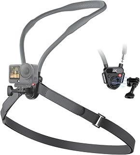 JJC Osmo Action 6 5 Pro 4 3 Magnetic Neck Mount with Chest Strap for Go Pro