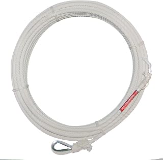 18.5 Yd Yards Rodeo Horse Riding Lariat Cotton Nylon Rope Lasso Roping Practice