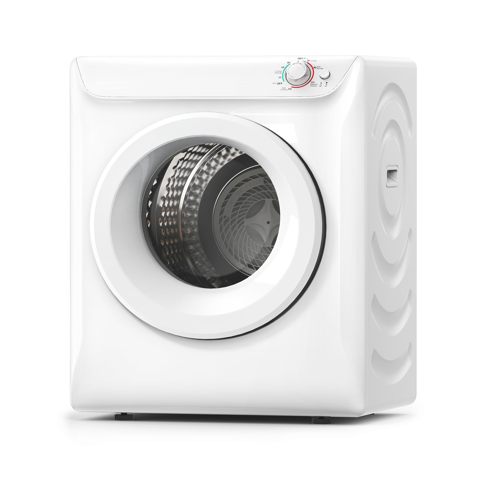 Temprium 3.5 Cu. Ft. Portable Clothes Dryer for Laundry | Small Portable Dryers 
