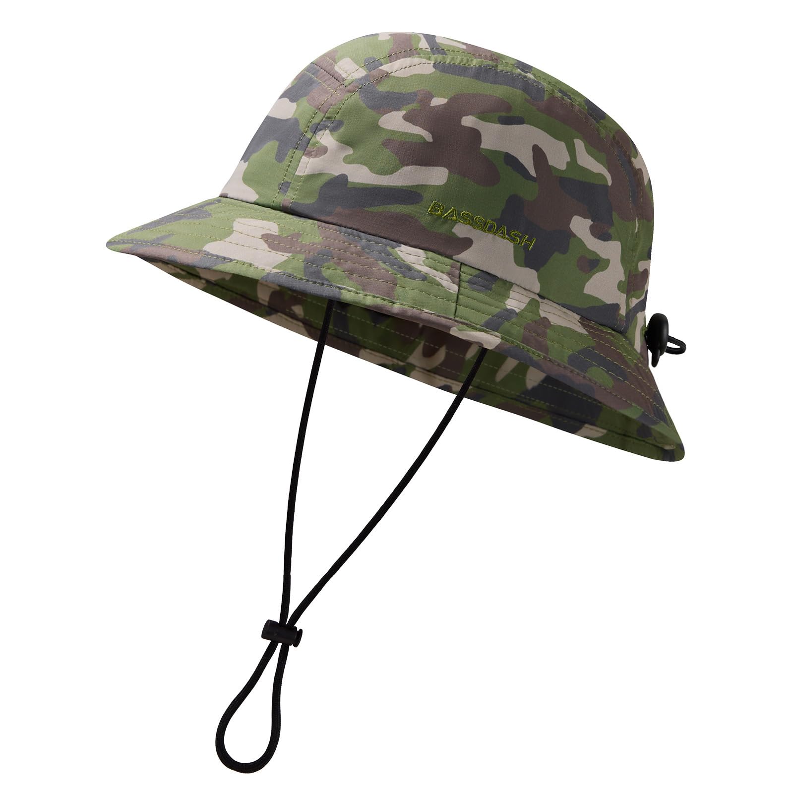 BASSDASH UPF50+ Fishing Fisherman Hat for Men Women Lightweight Waterproof Folda