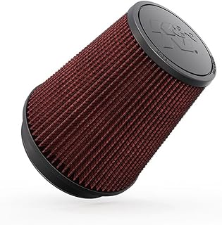 K&amp;N High-Flow Original Lifetime Universal Clamp-On Air Filter: High Performance, Premium, Washable: Flange Diameter: 5 In, Filter Height: 7 In, Flange Length: 1 In, Shape: Round Tapered, RU-2800