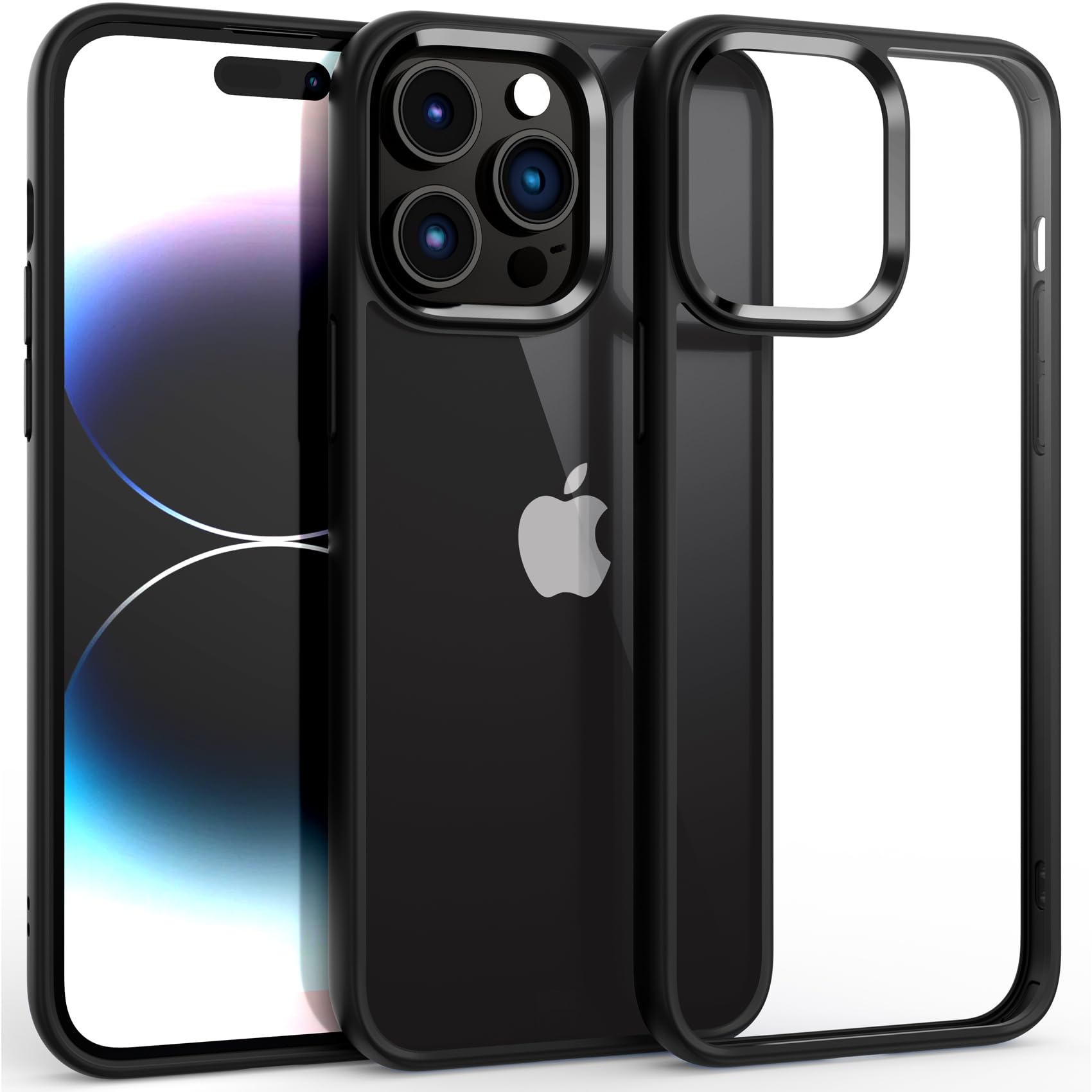 Supdeal Shockproof Clear Case for iPhone 14 Pro Max, [Not Yellowing] [10FT Milit
