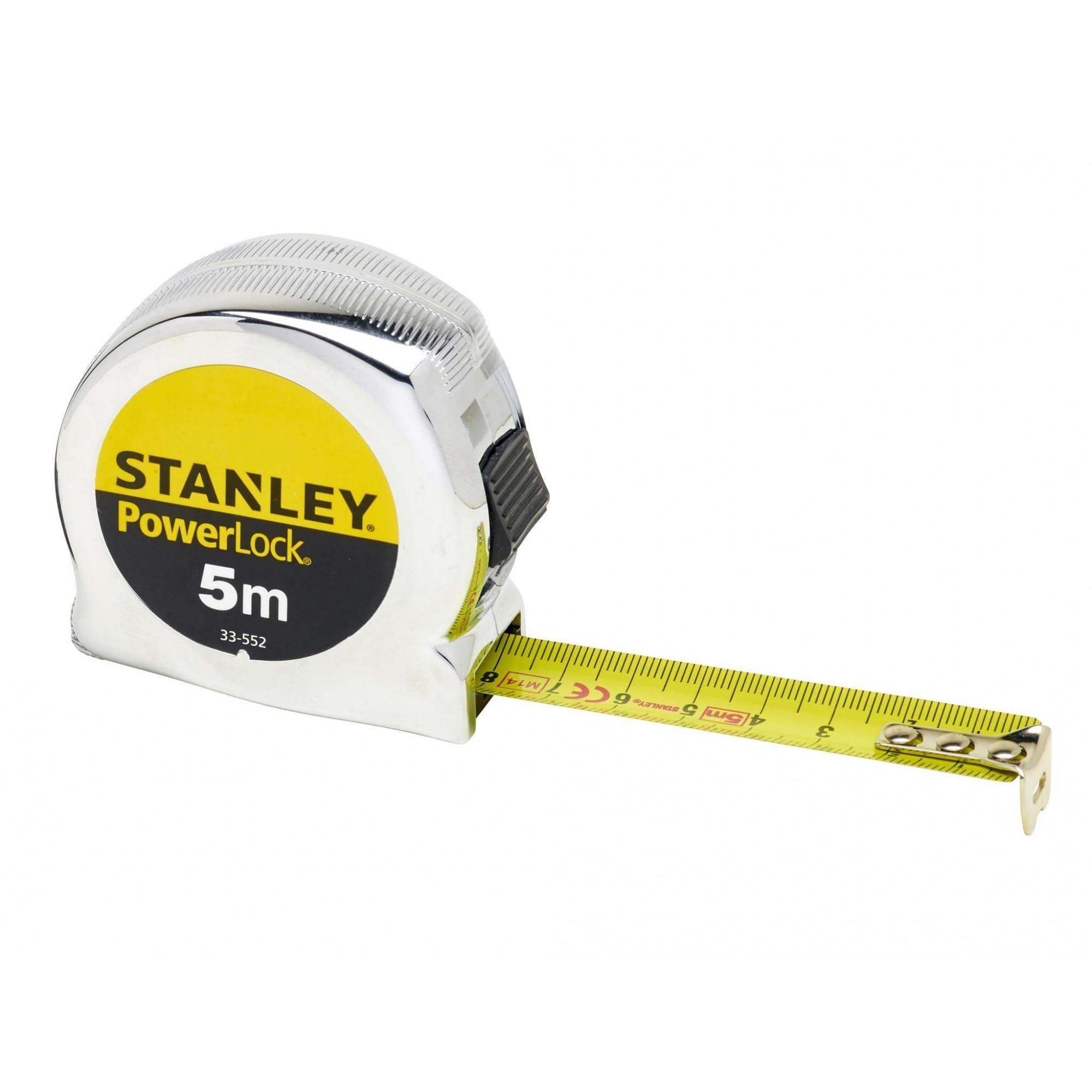 STANLEY 5m Powerlock Tape Measure, Metric, 0-33-552 | 13mm Blade Width, Class II