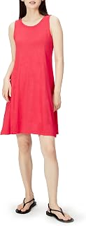 Amazon Essentials Women's Dress, Sleeveless, A-Line Silhouette, Large Size