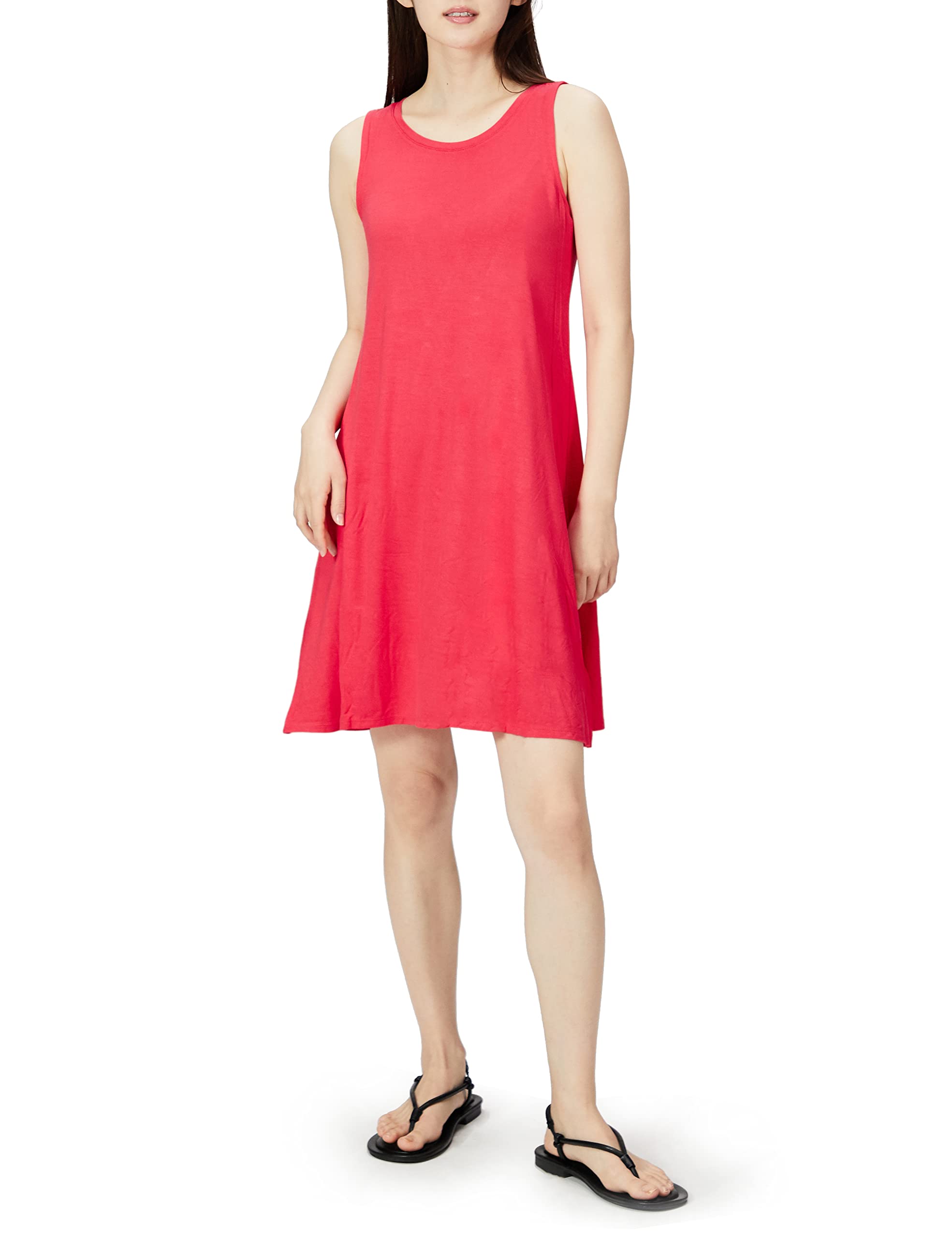 Amazon Essentials Women's Dress, Sleeveless, A-Line Silhouette, Large Size