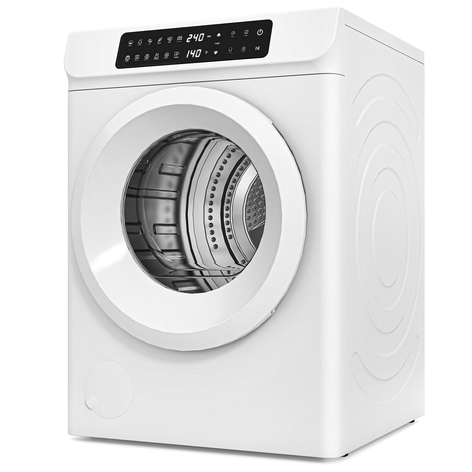 Auertech 3.6 CU. FT Clothes Dryer, Large Capacity Laundry Dryer with 12 Drying M