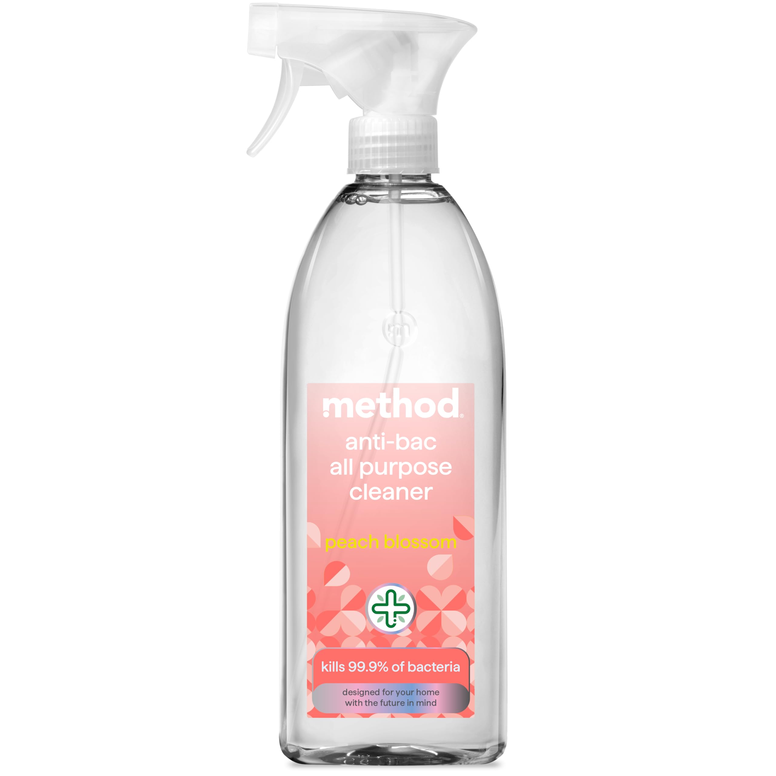 Method Anti-Bacterial Cleaner Spray, Peach Blossom, Kills 99.9%, 828ml
