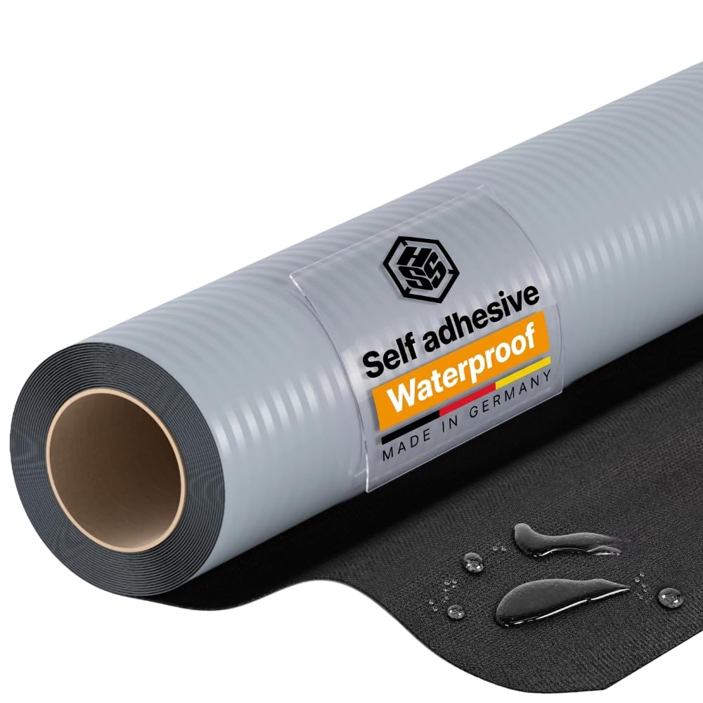 EPDM Waterproofing Membrane Self-Adhesive Black 52 Mil | 39 in x 32 ft · Black ·
