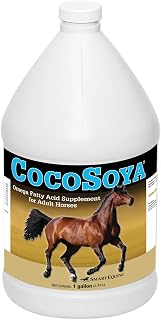 SmartPak CocoSoya Oil, 1 Gallon, 32 Servings | Oil for Skin and Coat | Soybean and Coconut Oil for Overall Coat Shine and Horse Health | Nourishing Fatty Acids | Shiny Coat