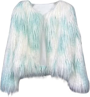 Spring Winter Fluffy Faux Fur Coat Women's Shaggy Jacket Outwear