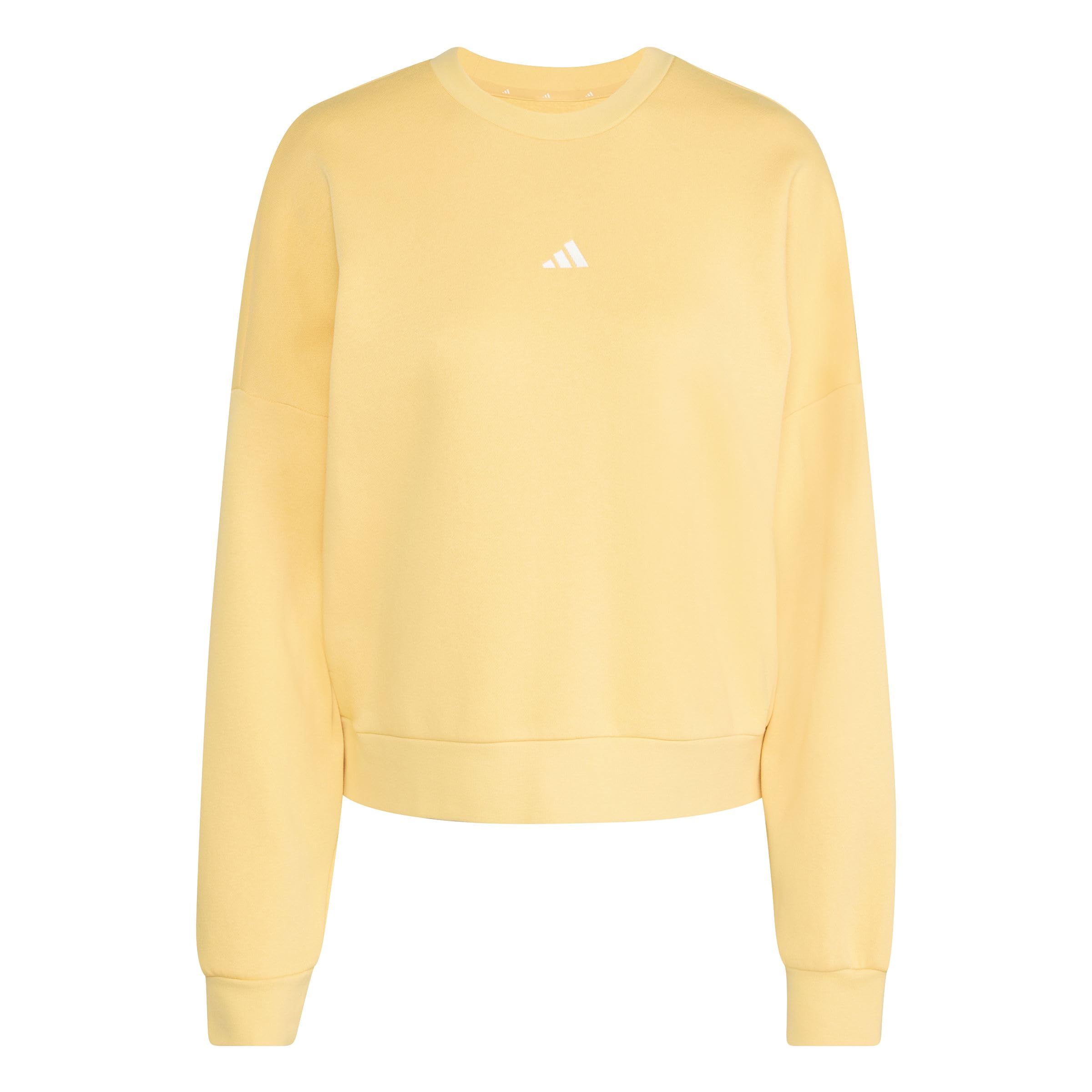 Adidas Women's Essentials Small Logo Feel Cozy Relaxed Fit Sweatshirt