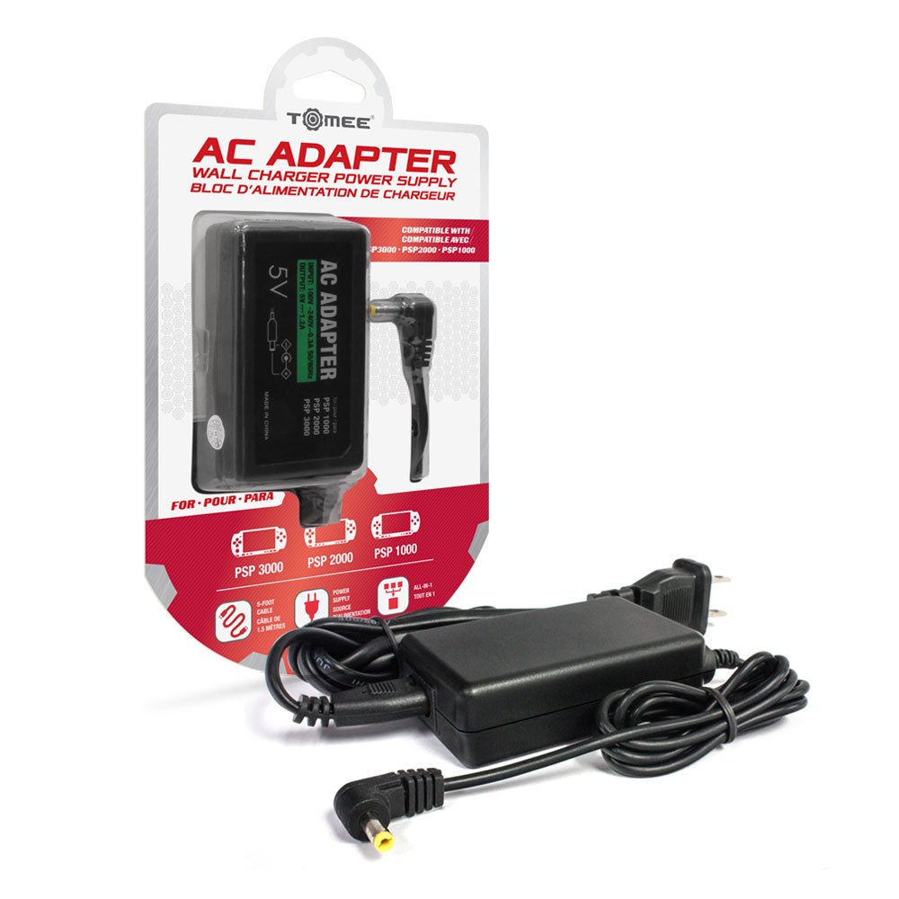 Tomee AC Adapter for Sony PSP 1000/2000/3000 | PSP Charger, Replacement Power Co