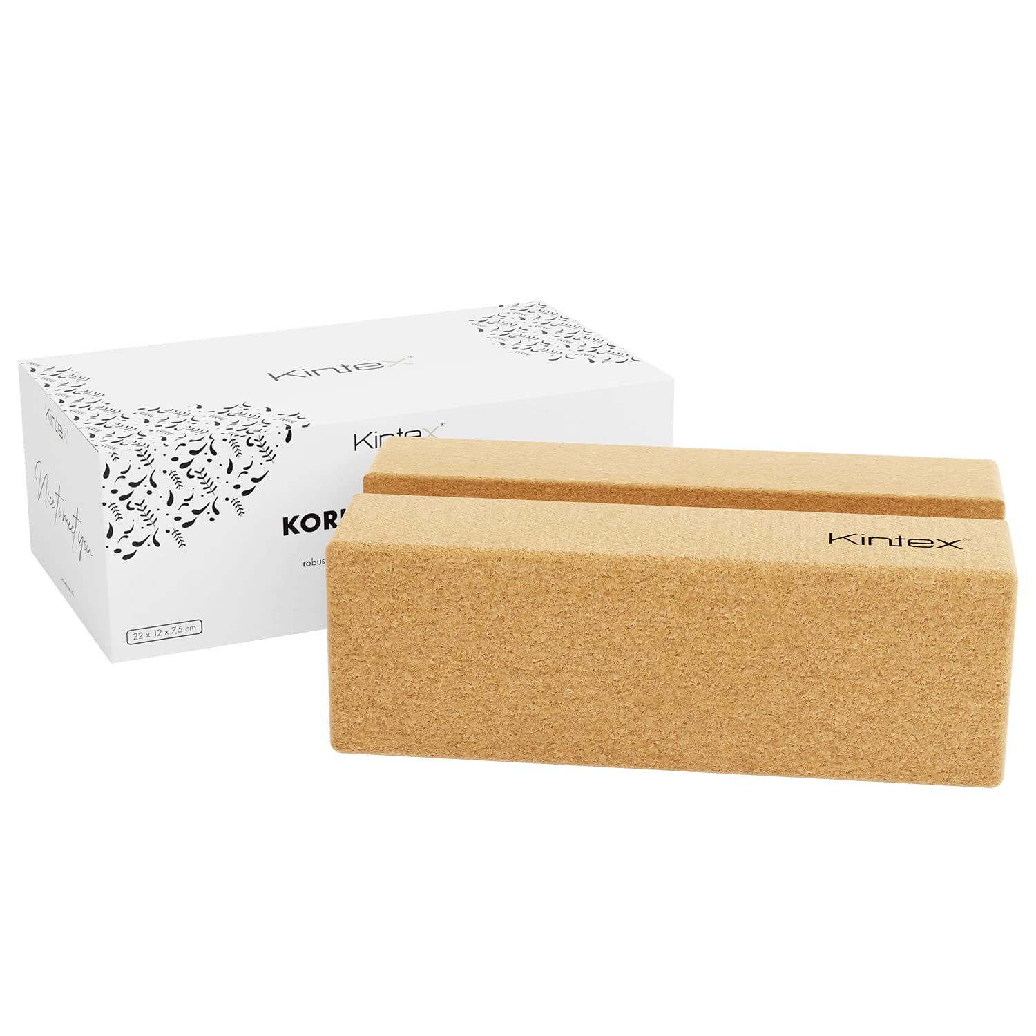 Kintex Cork Yoga Block 22 x 12 x 3 cm