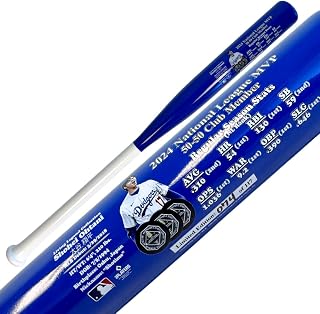 NIKCO SPORTS Shohei Ohtani Dodgers 2024 NL MVP Baseball Bat | Limited Edition of 117 | 50 HR - 50 SB Club | Exclusive Los Angeles Collectible Fan Gift Memorabilia with COA