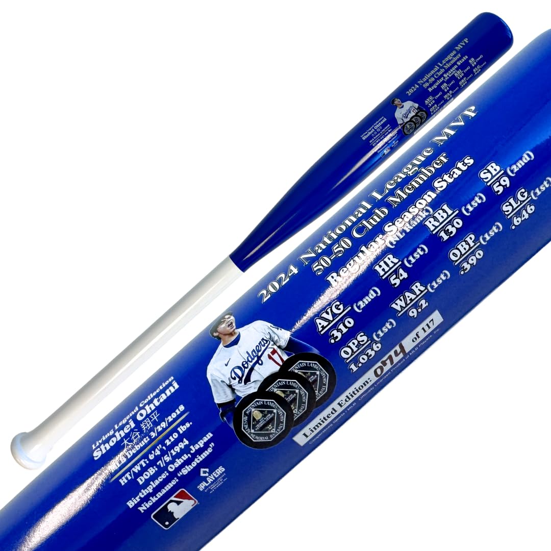 NIKCO SPORTS Shohei Ohtani Dodgers 2024 NL MVP Baseball Bat | Limited Edition of
