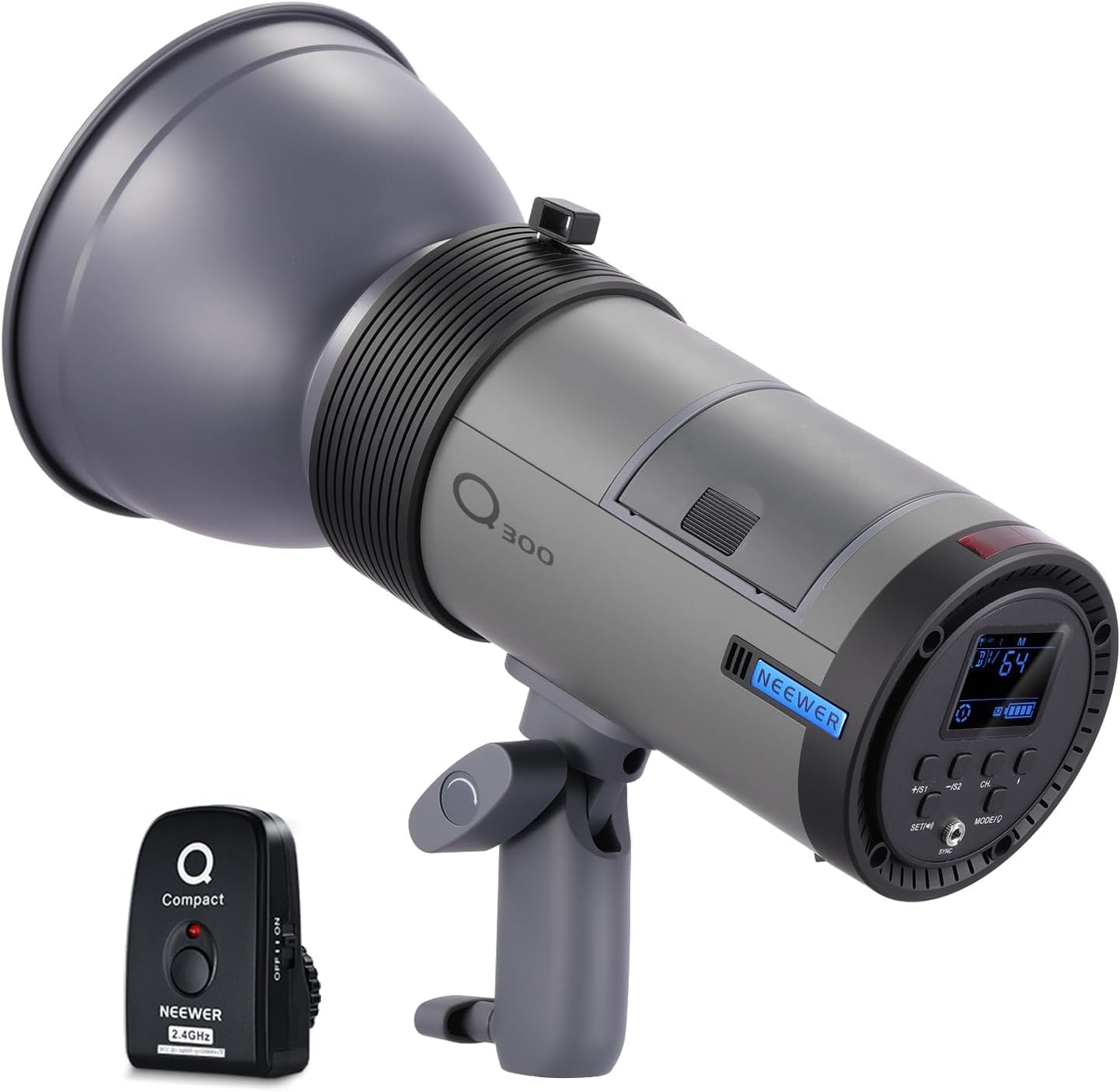 NEEWER Q300 2.4G Outdoor Studio Flash & Compact Wireless Q Trigger
