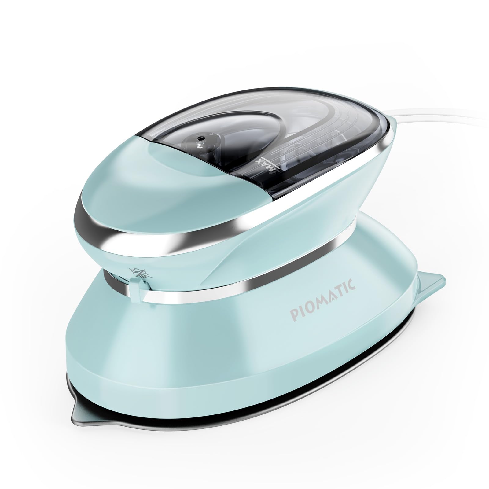 PIOMATIC Travel Iron Mini with Steam for Clothes with Dual Voltage | Portable Mi