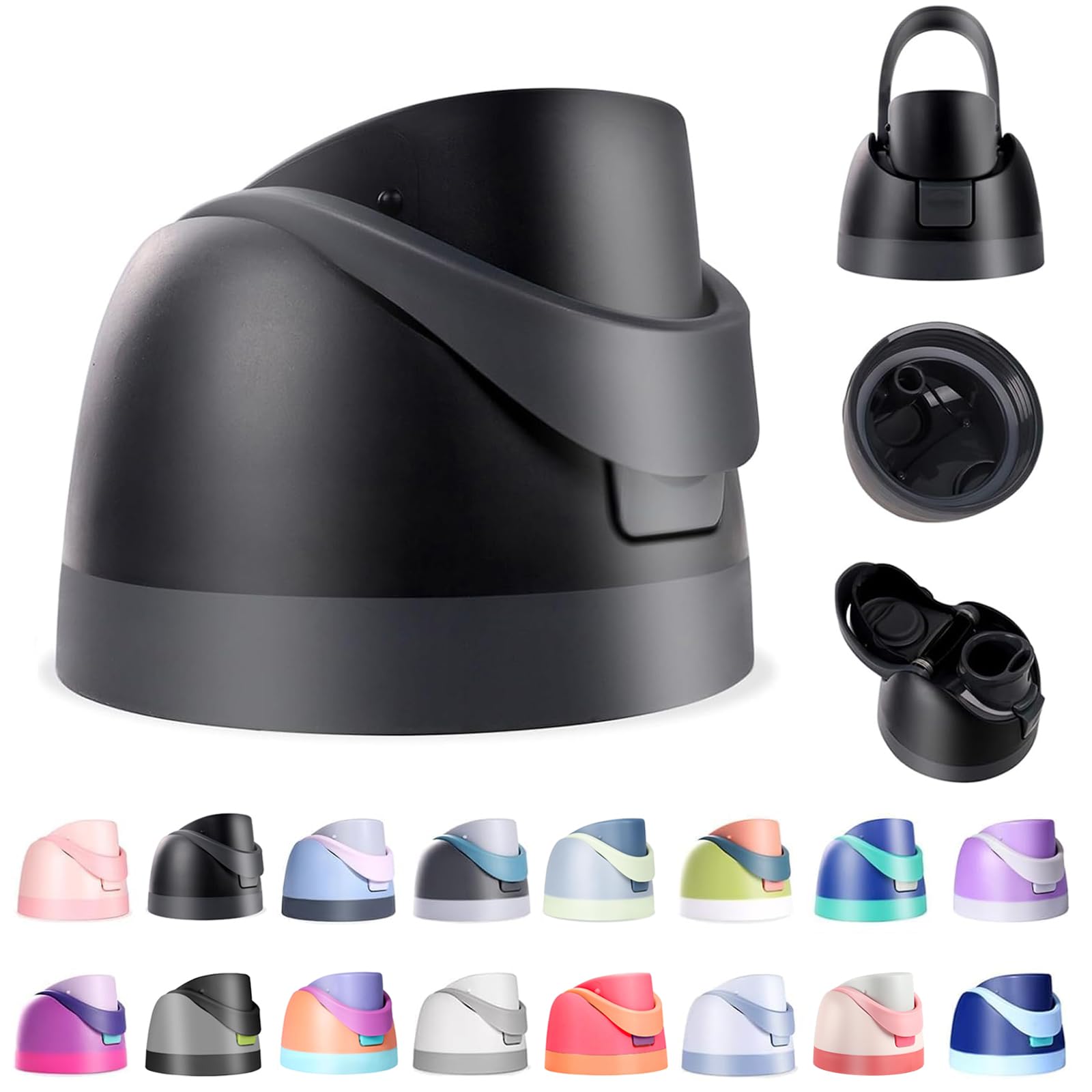 Ruzkq Replacement Lid for Owala Freesip, Compatible with Owala Cup 16oz 24oz 32o