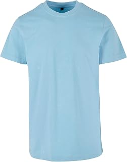Build Your Brand Herren By190-acid Washed Round Neck Tee T-Shirt (1er Pack)