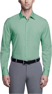Van Heusen Men's Plain Poplin Bodycon Shirt (Pack of 1)