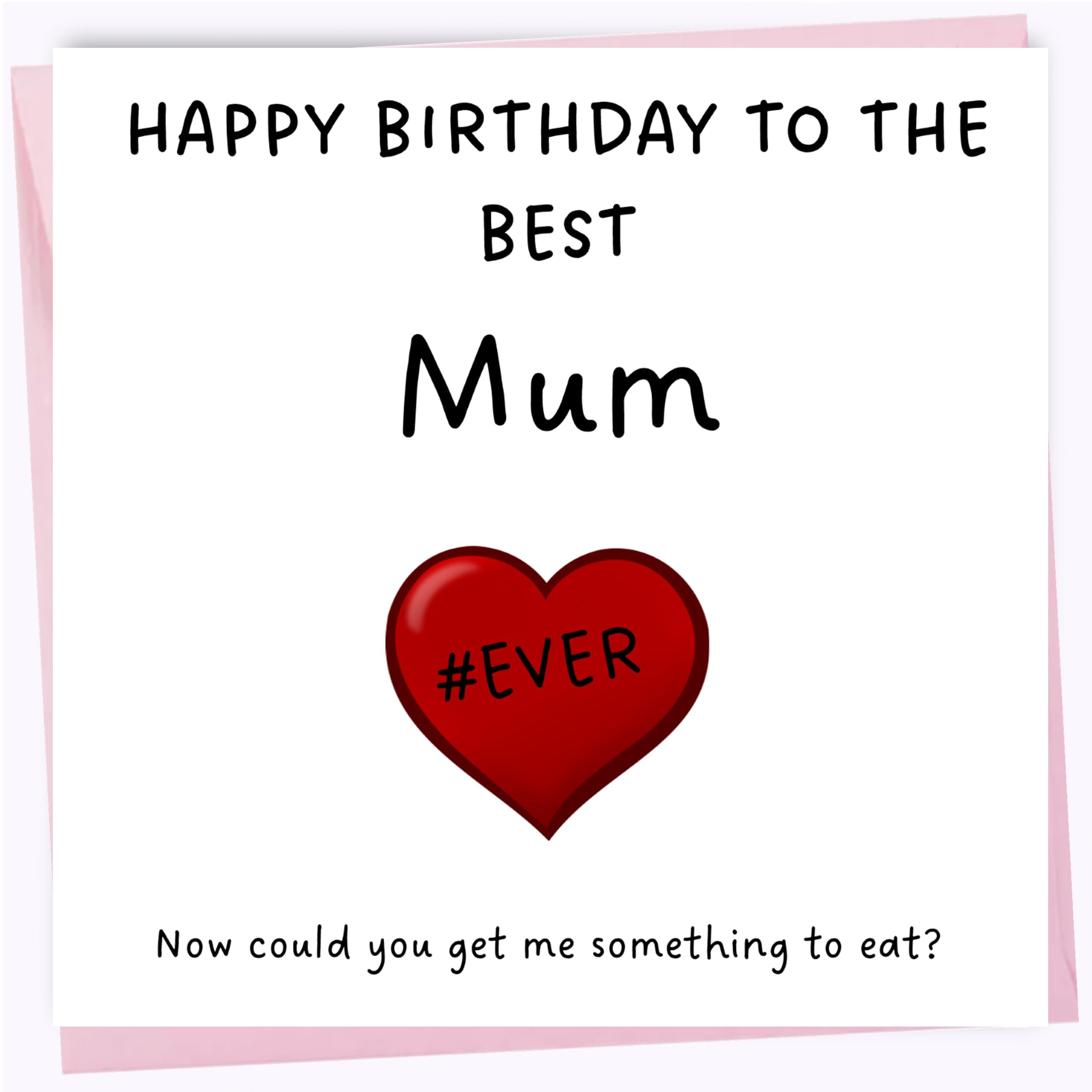Printperfect - Birthday Cards For Mum – Best Mum Ever – Birthday Card From Daugh