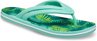 Crocs Crocband Flip Women, Flip Flops Women, Palmo Tropicale, 41/42 EU