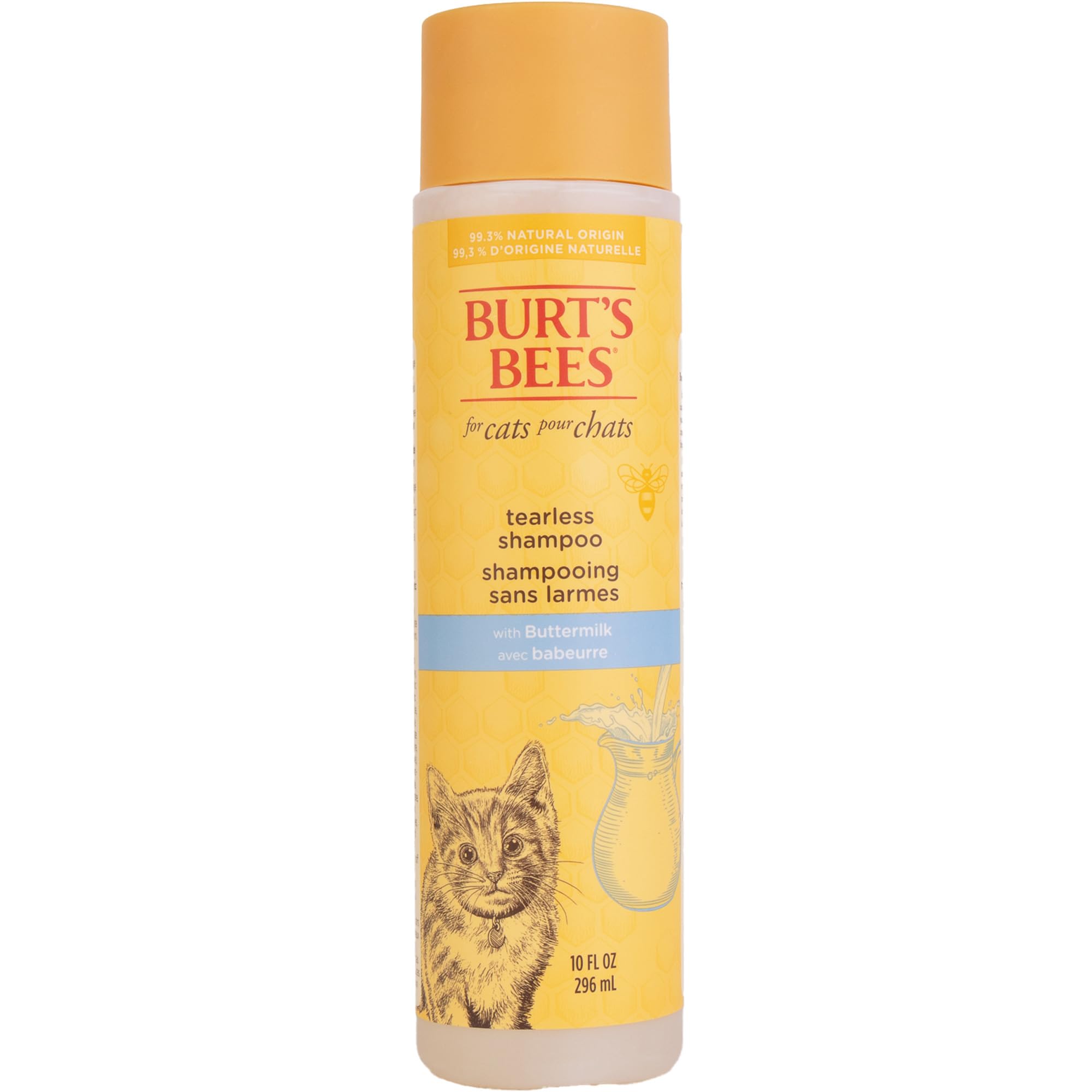 Burt's Bees for Pets Tearless Kitten Shampoo, Cat Wash, 10 Fl Oz