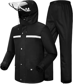 Rain Suit Waterproof Hi Vis Raincoat Reflective Rain Gear Unisex